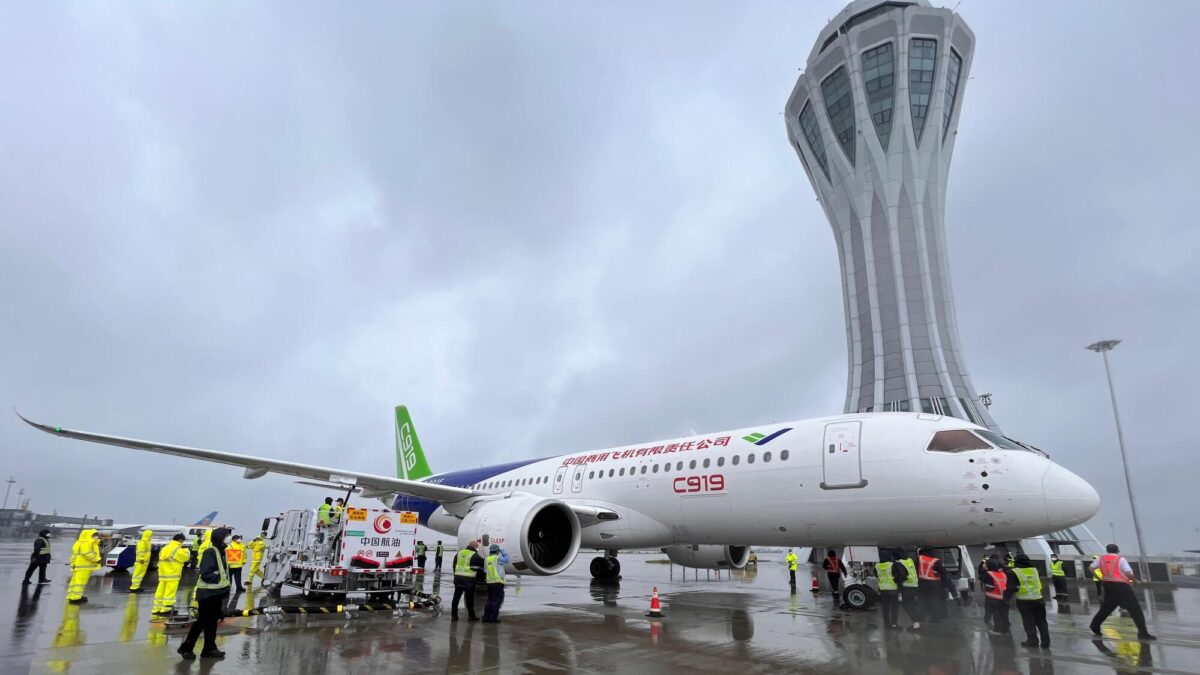 China’s COMAC C919 Performing Route Proving Flights Across China